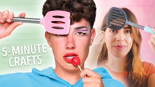 Exposing 100 WORST 5 Minute Craft Makeup Hacks [upl. by Aivekal594]