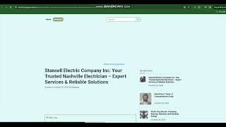 Stansell Electric Company Inc Your Trusted Nashville Electrician [upl. by Nahtanoj534]