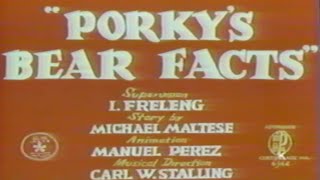 PORKYS BEAR FACTS 19411990 — KIDS KLASSICS THE THREE BEARS VHS Rip  Digitization Warner Bros [upl. by Emee]