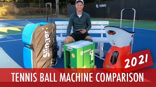 Slinger  Spinshot  Lobster Tennis Ball Machine Comparison [upl. by Bum749]