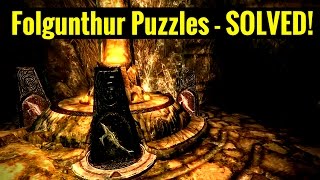 Folgunthur Puzzles SOLVED  Forbidden Legend Quest  Skyrim Remastered [upl. by Atiuqan]