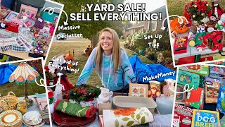 Yard Sale SetUp Tips  Sell Everything amp Make Money  Got rid of it All [upl. by Fillbert]