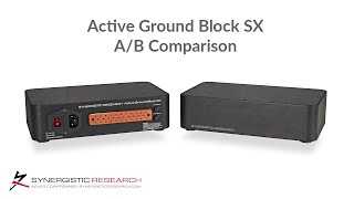 Synergistic Research Active Ground Block SX Hear the Difference in AB Comparison [upl. by Nirrok828]