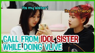 ENG ITZY Chaeryeong Call IZONE Chaeyeon during VLIVE ft Chaeryeoung friend Jo Yuri [upl. by Miriam]