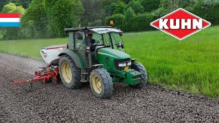 Mais legen  John Deere 5820  Kuhn Planter 3m  Luxemburg 2024 [upl. by Sikorski]