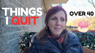 Unfiltered 5 Things I DONT do Anymore after Turning 40 parentingjourney genx over40 [upl. by Valentine]