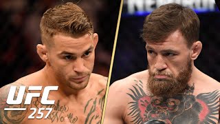 Dustin Poirier vs Conor McGregor 2 Walkouts  UFC 257  ESPN MMA [upl. by Anij]