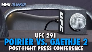 UFC 291 Poirier vs Gaethje 2 PostFight Press Conference [upl. by Irmine913]