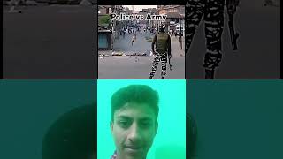 Police power vs Army power 1million viewsviralvideosubscribers mychannel shorts viralreels [upl. by Kirad]