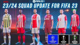 2324 New Squad Update For FIFA 23 Winter Transfers  EA FC 24 Ratings [upl. by Trainor]