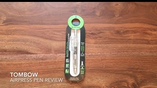 Tombow Airpress Pen Review [upl. by Atima180]