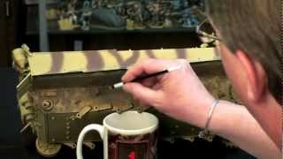 Painting and Detailing a 116th Scale Tiger 1 The Details Part 7 [upl. by Lidda]