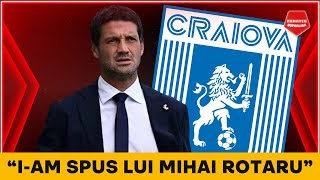 DEZVALUIRI  Cristi Chivu PROPUS ANTRENOR la Universitatea Craiova de Sorin Cartu [upl. by Marven]