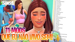 LISTA DE 11 MODS QUE EU NÃO VIVO SEM NO MEU JOGO  THE SIMS 4  MOD REVIEW [upl. by Conah]