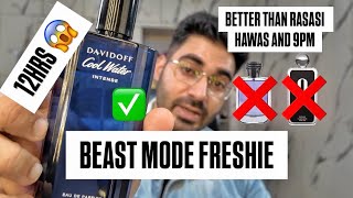 Beast Mode Freshie 🔥 Davidoff Cool Water Intense 💣 Long Lasting Perfume in Budget 💰Best Unisex Scent [upl. by Houser]