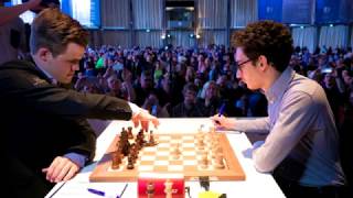 Fabiano Caruana vs Magnus Carlsen  World Chess Championship 2018 Round 1 [upl. by Abramson503]