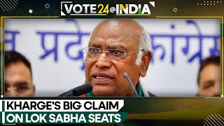 Exit Poll 2024 India Bloc Will Win 295 Seats says Kharge after Meeting with allies In Delhi [upl. by Bailar]