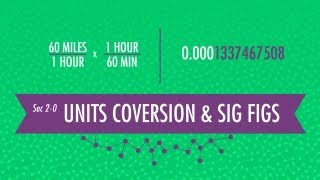 Unit Conversion amp Significant Figures Crash Course Chemistry 2 [upl. by Okiam108]