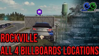 Need For Speed Heat Rockville Billboards Locations  NFS 2019 Collectibles  PS4  Xbox One  PC [upl. by Esirahs]