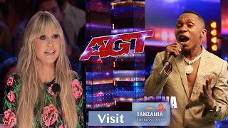 TAZAMA MTANZANIA ALIVYO INGIA NA UMENIFANYIA AMANI YA PAUL CLEMENT  AMERICA GOT TALENT WATOA NENOZI [upl. by Gamali]