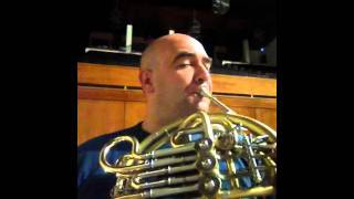 Donizettis theme for Horn soloJF Gallay [upl. by Oluap]