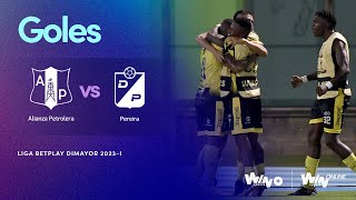 Alianza Petrolera vs Deportivo Pereira goles  Liga BetPlay Dimayor 2023 2  Fecha 20 [upl. by Suicul]