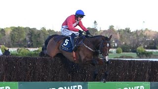 Wow Grangeclare West looks topnotch in Neville Hotels Novice Chase  Racing TV [upl. by Arykat]