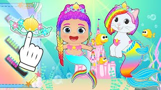 BABY PETS 🧜‍♀️🌈 El cuento de la Gatita sirena [upl. by Karry]