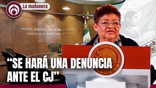 Presidencia denunciará a jueza que ordenó eliminación de la reforma judicial [upl. by Aroc]