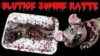 Halloween  Blutige Zombie Ratte  Na denn Mahlzeit  Creepy Horror Prop [upl. by Yesac519]