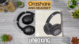 Orashare HS01 Wireless ANC Headphones Unboxing [upl. by Aihsinyt]