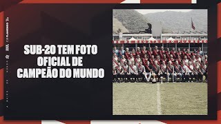 Sub20 tem foto oficial de campeão do mundo [upl. by Moyers]