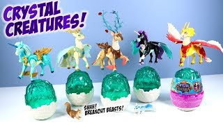 Crystal Creatures MEGA CONSTRUX Series 1 Toys Breakout Beasts [upl. by Rollo]