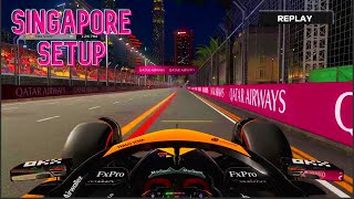 F1 24 Singapore Hotlap  Setup 126509 [upl. by Dorey]