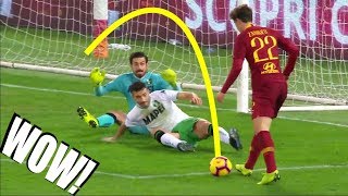 Zaniolo scores his first Serie A goal with a stunning lob Totti Style [upl. by Naivaf258]