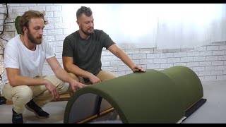 Die tragbare Infrarotsauna  Mobile Infrarotkabine  Dome Sauna [upl. by Refitsirhc320]