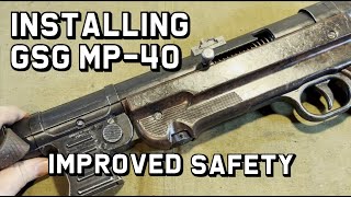 GSG MP40 Improved Safety [upl. by Atnod]