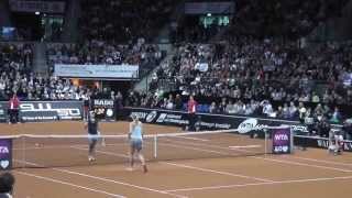 Maria Sharapova vs Li Na champ point amp winner ceremony Pt 1  Porsche Tennis Grand Prix 2013 [upl. by Ynnal]