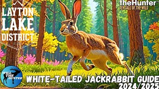 Layton Lakes Whitetailed Jackrabbit Guide  TheHunter Call Of The Wild 2425 [upl. by Neiman]