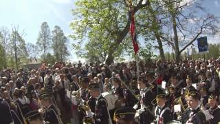 Barnetåget på Eidsvollsbygningen 17 mai 2014 [upl. by Kcirddet]