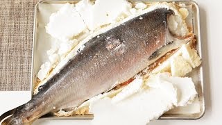 Rezept Lachs in Salzkruste selber machen [upl. by Ynobe]