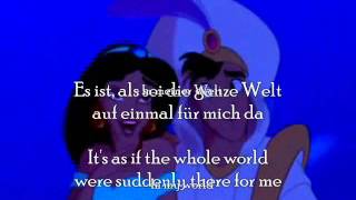 Aladdin  Ein Traum wird wahr  Übersetzungtranslation [upl. by Nahguav]