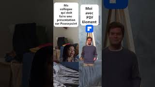 Moi qui fait une présentation avec PDFelement vs ma collègue powerpoint pov [upl. by Radmen]