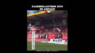 Kaiserslautern 2019 in ASPACH ❤️🤍 bundesliga fußball foryou Kaiserslautern ultras viralvideo [upl. by Lean]