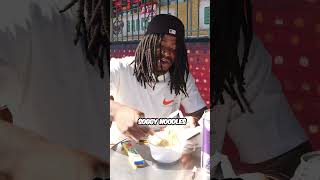 Zoe Osama Makes a Spread on a BUDGET cornerstorebrunch rapper challenge [upl. by Ajnotal]