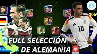 🚨Usando la Mejor Plantilla de la Selección de ALEMANIA🔥 en el Efootball 2025 Mobile✅ [upl. by Lyrej]