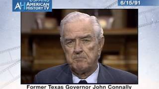 John Connally on JFK Assassination 1991 CSPAN interview [upl. by Yesrej]