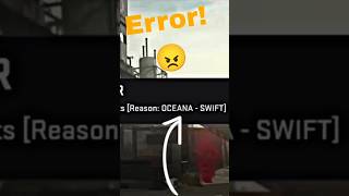 Error in warzone OCEANA SWIFT  how to solve it  warzone [upl. by Scarlett756]