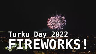 Turku Day 2022  Fireworks with DJI Mini 3 Pro [upl. by Festatus]