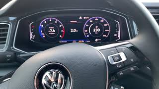 😳New 2019 VW TRoc Sport 0100Kmh Acceleration 15TSI 110KW 150ps TEST with Activ display [upl. by Winther]